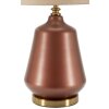 Rosenthal stolná lampa sklo hnedá zlatá Ø 35,5x65cm