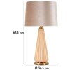 Stolná lampa Perly Ø 36,5 x 68,5 cm sklo zlato