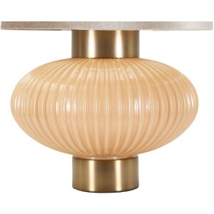 Perlová stolná lampa Ø 33x49 cm sklo, železo, perleť