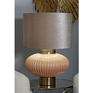 Perlová stolná lampa Ø 33x49 cm sklo, železo, perleť
