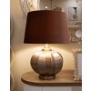 Praga stolná lampa sklo železo hnedá zlatá 40,5x57cm