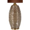 Prague stolná lampa sklo železo hnedá zlatá 45,5x79cm E27