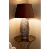 Prague stolná lampa sklo železo hnedá zlatá 45,5x79cm E27