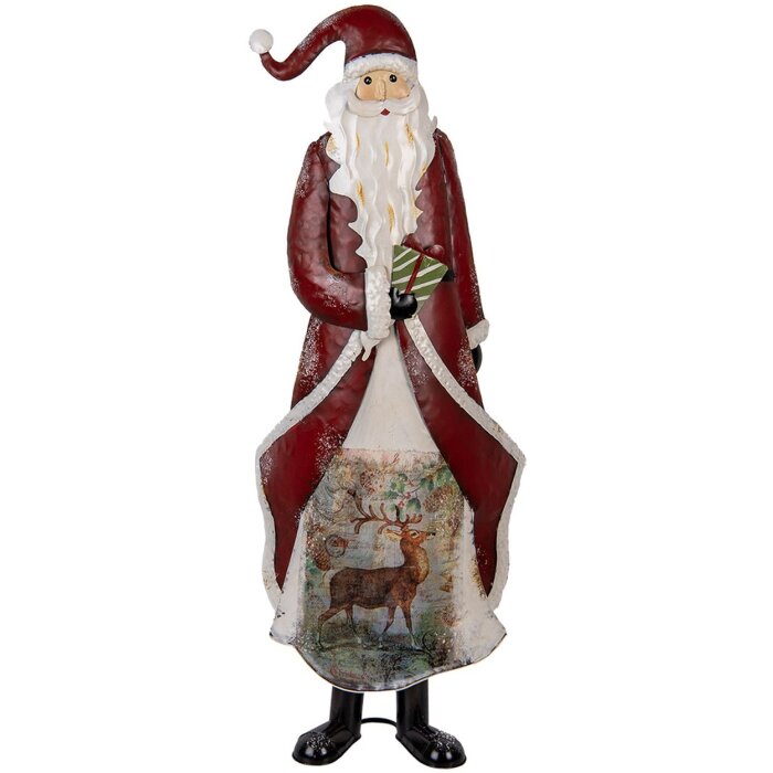 Clayre & Eef Dekorácia Santa Claus 33x16x85 cm