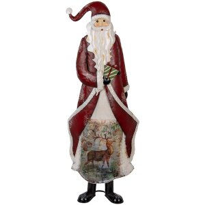Clayre & Eef Dekorácia Santa Claus 33x16x85 cm