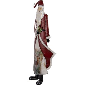 Clayre & Eef Dekorácia Santa Claus 33x16x85 cm