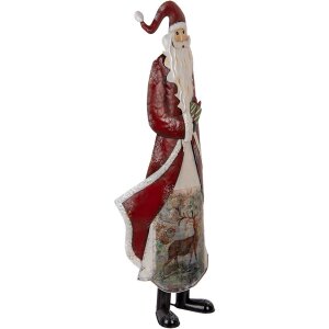 Clayre & Eef Dekorácia Santa Claus 33x16x85 cm
