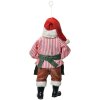 Clayre & Eef 66241 závesný vianočný Santa Claus 17 cm