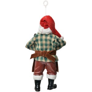 Clayre & Eef Vianočný záves Santa Claus 9x6x17 cm