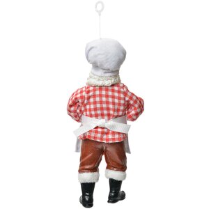 Clayre & Eef Záves Santa Claus Pekár 9x6x17 cm
