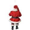 Clayre & Eef Vianočný záves Santa Claus s darčekom 17cm