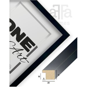 FramesFactory fotorámik Hekla 42x59,4 cm čierny