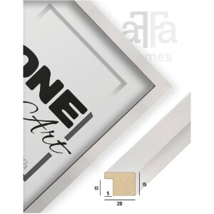 FramesFactory fotorámik Hekla 50x70 cm biely MDF akrylátové sklo