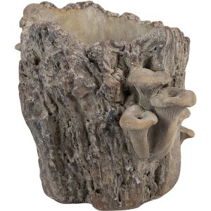 Clayre & Eef 6TE0577M Kvetináč hnedo-béžový 24x18x18 cm