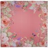 Clayre & Eef obrus 100x100 cm – Ružový kvetinový vzor