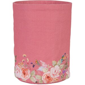 Clayre & Eef košík na pečivo – kvetinový dizajn 15x16 cm
