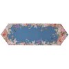 Clayre & Eef prestieradlo 50x160 cm – Modrá s kvetinovým vzorom