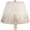 Clayre & Eef stolná lampa Vintage Ø36x70 cm béžovo-sivá zlatá