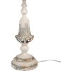 Clayre & Eef stolná lampa Vintage Ø36x70 cm béžovo-sivá zlatá