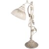 Clayre & Eef stolná lampa béžovo-sivá – Vintage vzhľad 35x19x62cm