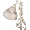 Clayre & Eef stolná lampa béžovo-sivá – Vintage vzhľad 35x19x62cm