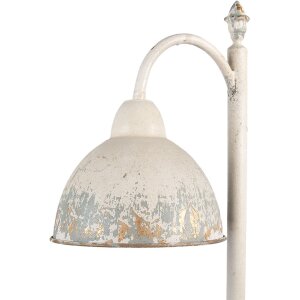 Clayre & Eef stolná lampa vintage béžovo-šedá 36x20x77 cm