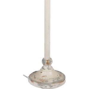 Clayre & Eef stolná lampa vintage béžovo-šedá 36x20x77 cm