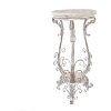 Clayre & Eef rastový stolík 5Y1336 – Shabby Chic železo/drevo 40x40x75 cm