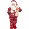 Clayre & Eef Vianočná dekorácia Santy Claus 45 cm