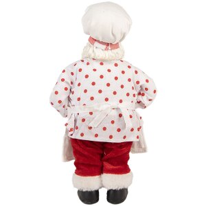 Clayre & Eef Vianočná dekorácia Santa Claus 15x10x28 cm