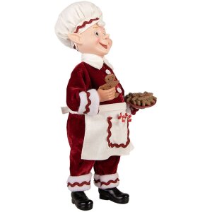 Clayre & Eef 66237 Vianočná dekorácia Elf – 30 cm