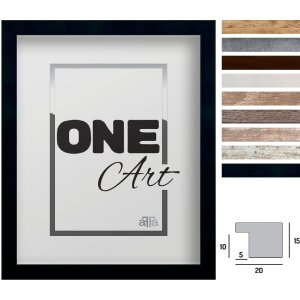 FramesFactory Hekla fotorámik MDF vzhľad dreva