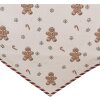 Clayre & Eef CGM65 obrus 50x160 cm béžovo-hnedý