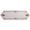 Clayre & Eef TCH65 obrus 50x160 cm béžovo-zeleno-červený