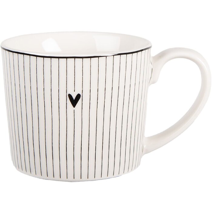 Clayre & Eef Hrnček 12x8x7 cm 275 ml Porcelán