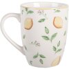 Clayre & Eef LELMU0001 Hrnček 350 ml Biely/Žltý