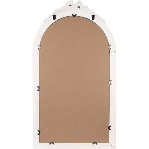 Clayre & Eef 52S326 Zrkadlo 50x4x92 cm Biela Nástenné