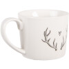 Clayre & Eef NWVMU Hrček 12x8x7 cm 275 ml Bielo-Sivý