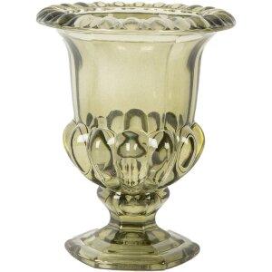Clayre & Eef 6GL5336 Váza Ø 12x14 cm Zelená