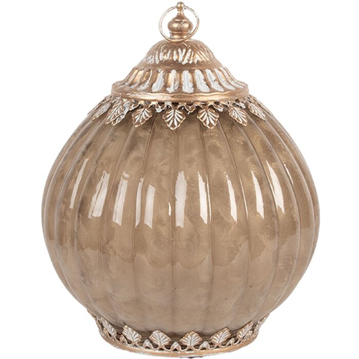 Clayre & Eef 6GL5218 LED dekorácia sklo 15x19 cm
