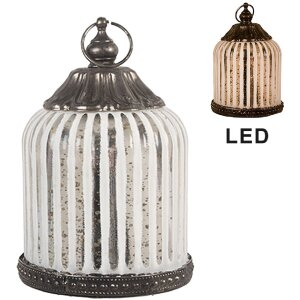 Clayre & Eef 6GL5228 LED dekorácia sklo 8x12 cm