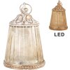Clayre & Eef LED dekorácia sklo 8x12 cm / 2x AAA