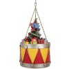 Clayre & Eef 6Y5867Y Dekoračný bubon 21x34/43 cm Žlto-červený