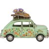 Dekoračné auto Clayre & Eef 6Y5876 zelené 26x12x18 cm