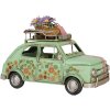 Dekoračné auto Clayre & Eef 6Y5876 zelené 26x12x18 cm