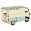 Clayre & Eef 6Y5877 Dekorácia Foodtruck 26x14x14 cm Béžová Modrá