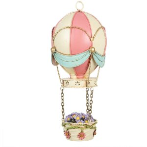 Clayre & Eef Dekoračný balón 14x29 cm Ružovobéžový