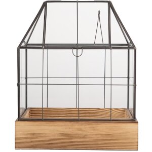 Clayre & Eef Mini skleník 26x17x32 cm -...