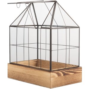 Clayre & Eef Mini skleník 26x17x32 cm -...