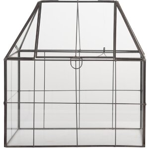 Clayre & Eef Mini skleník 26x17x32 cm - dekoratívny